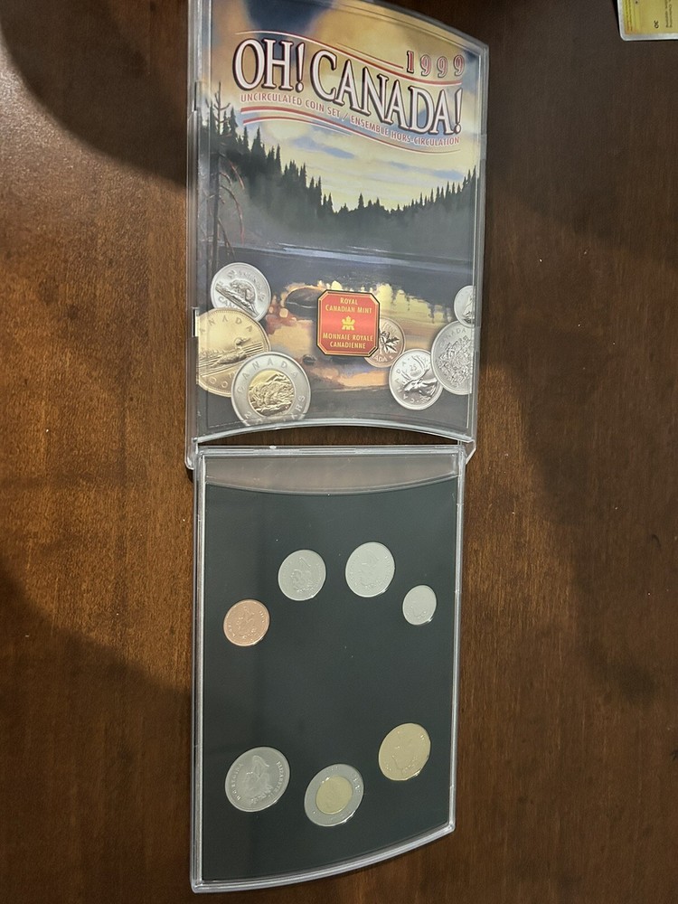 1999 royal canadian mint uncirculated sets