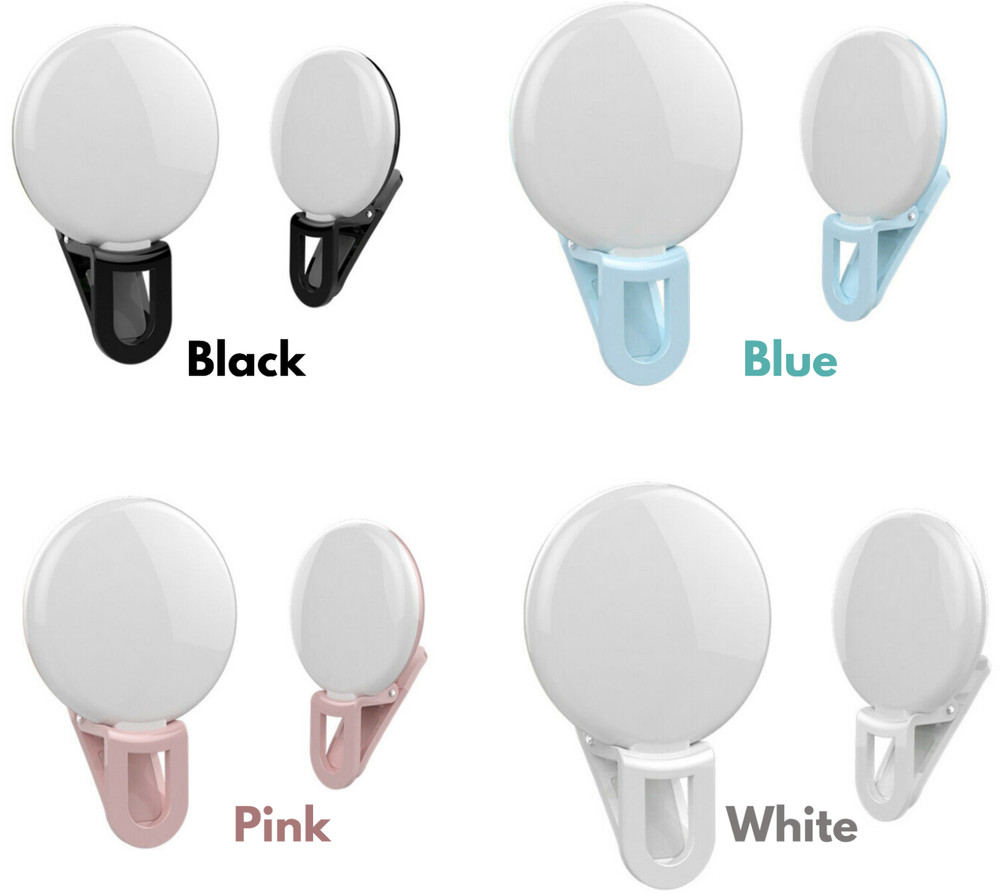 Mini LED Dimmable Ring circle light Video/Photo 3-colors mode, iphone, samsung