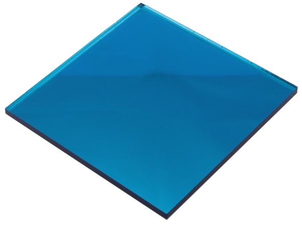 Blue Mirror Acrylic Plexiglass sheet 1/8" x 6" x 12"