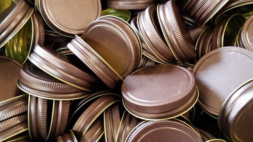 METAL LIDS (70-450) for 12 oz & 16 oz Glass Jelly Jars (12-24-48 count)