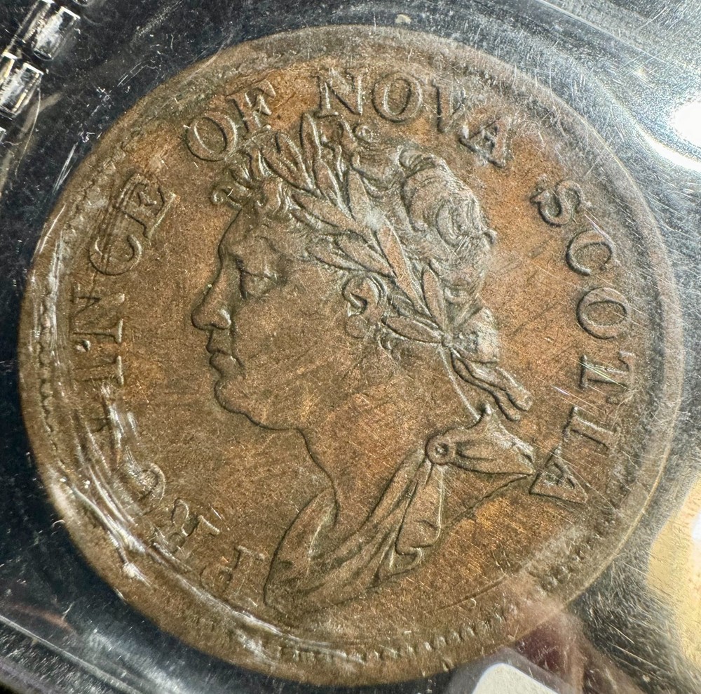 NS-2A2, BR868, 1824 GEORGE 4TH Penny ICCS VF30