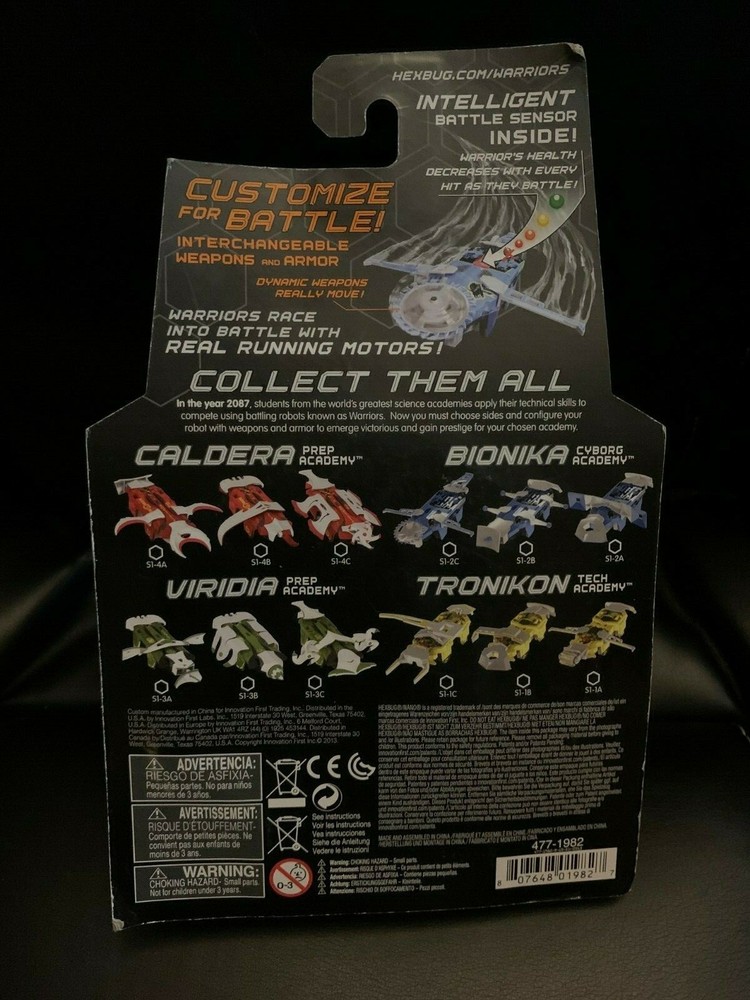 Hexbug Warriors Battling Robots Caldera S1-4C New
