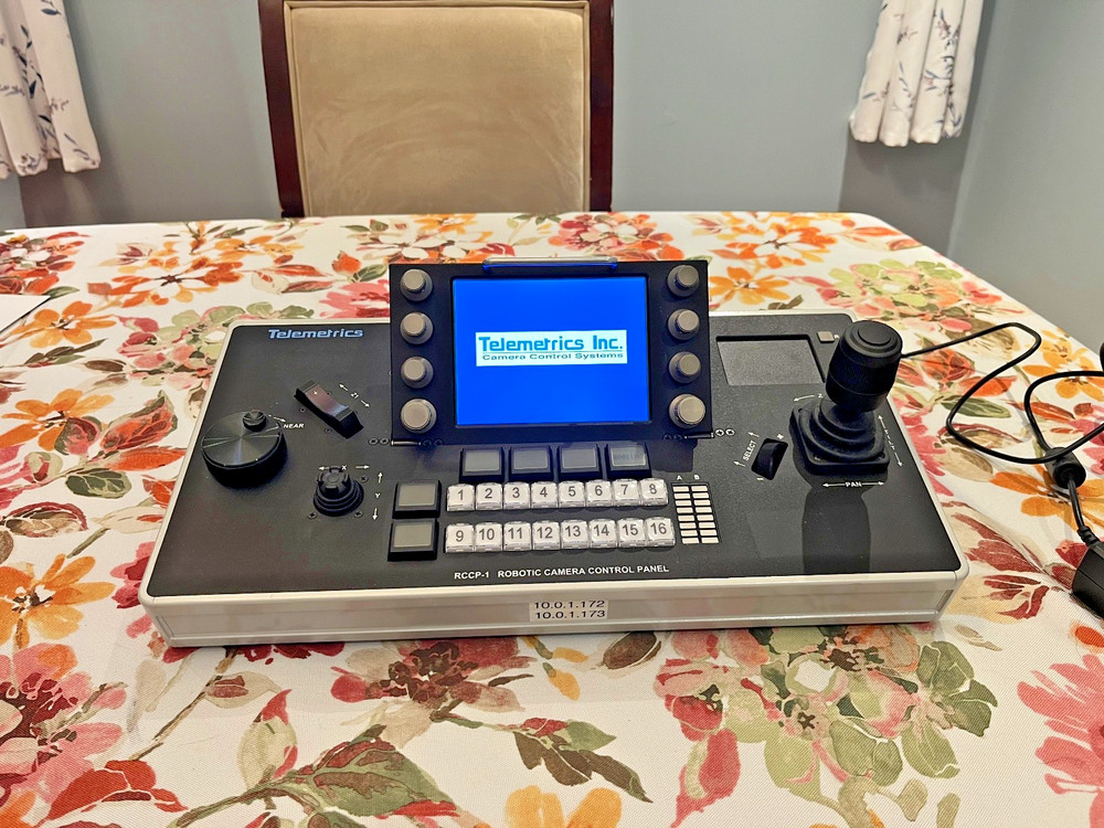 TELEMETRICS : RCCP-1 : Robotic Camera Control Panel : RCCP1 : PTZ Studio License