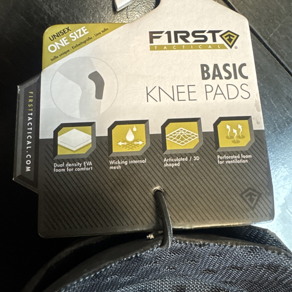 First Tactical Internal Knee Pads - Black - One Size - Pair - Protection