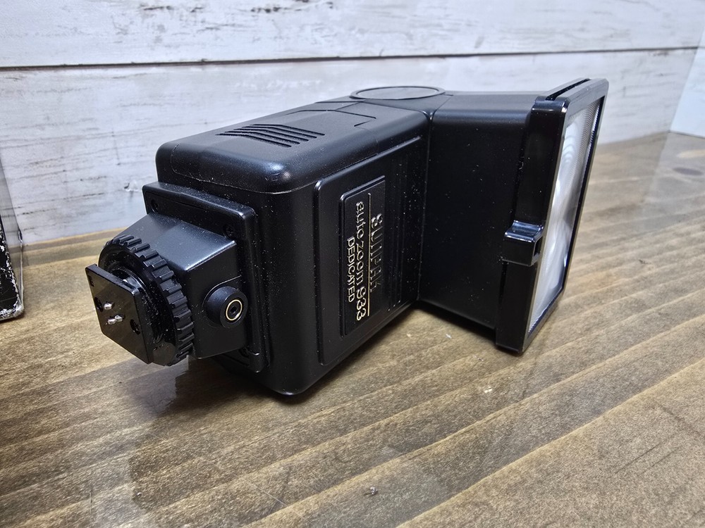 SUNPAK Thyristor AutoZoom 333 Electronic Flash Unit For Pentax -MINT Condition