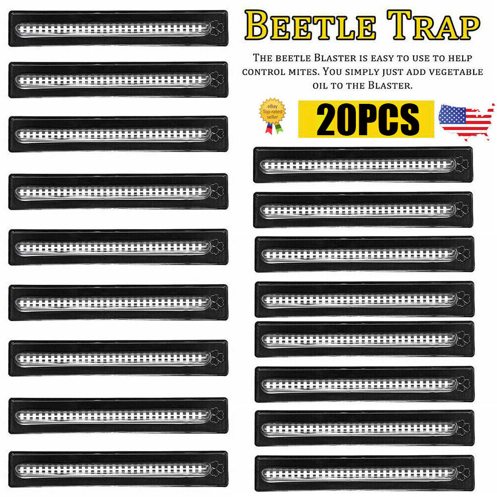 20pcs Plastic Small Bee Hive Beetle Blaster BeeHive Beetle Trap Beekeeping ELH