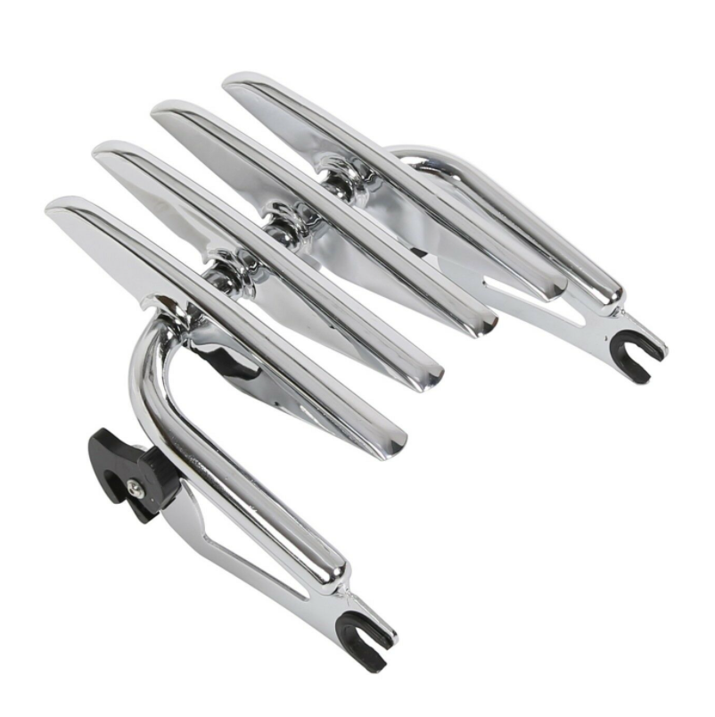 Chrome Stealth Luggage Rack For Harley Touring Street Glide Road King 2009-2023
