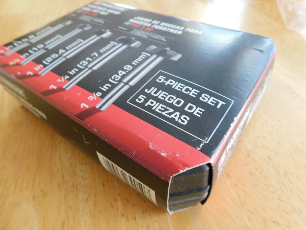 Parkside Forstner wood Drill Bit Set 5 piece set