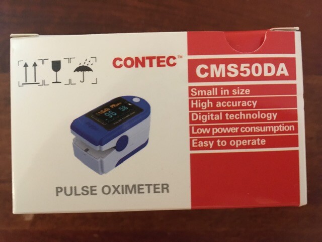 Contec Pulse Oximeter CMS50DA Fingertip Blood Saturation SpO2