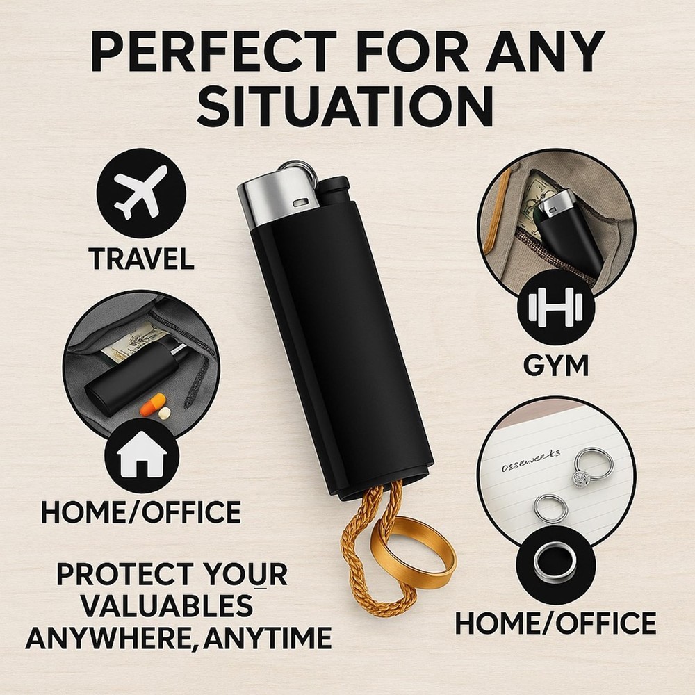 Lighter Diversion Safe Stash, Hidden Storage Compartment Secret Compartment C...
