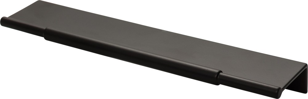 Top Knobs TK973BLK Crestview Tab Pull 8" (c-c) Flat Black