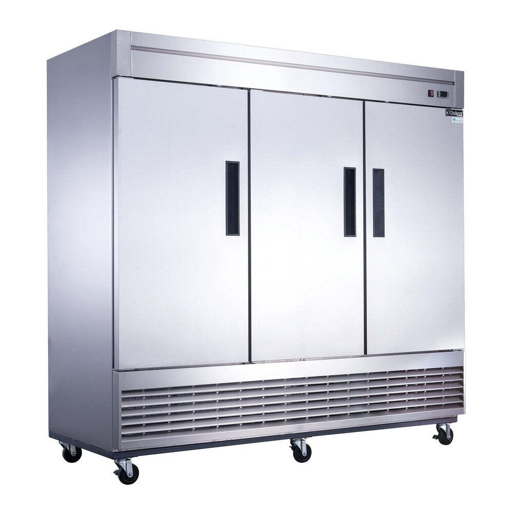 Brand new Dukers D83R 3-Door Refrigerator