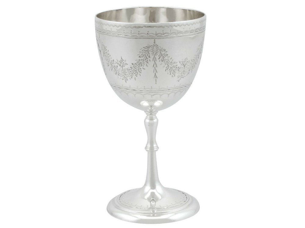 Sterling Silver Goblet - Antique Victorian (1866)