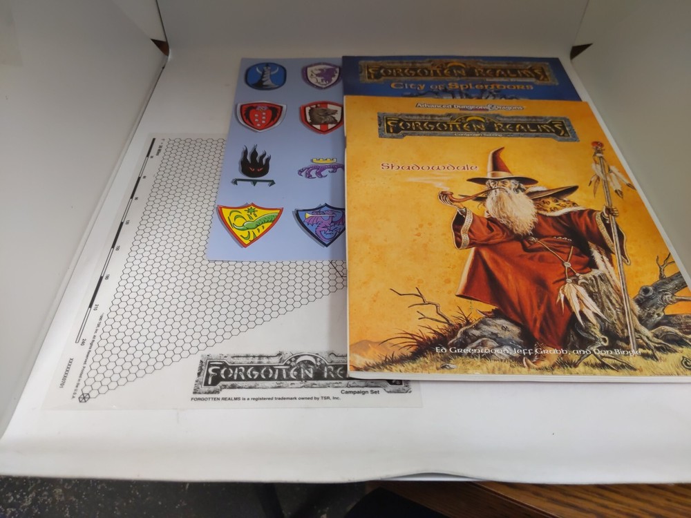 Forgotten Realms Campaign (1st edition, 1993) Incomplete Set With Extras