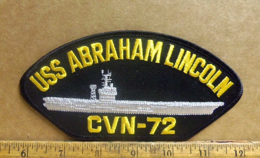 US Navy - USS Abraham Lincoln CVN-72 Embroidered Patch