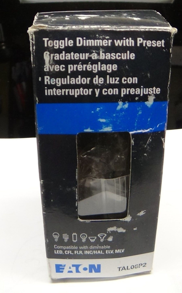 Eaton TAL06P2-C1 Toggle Dimmer with Preset