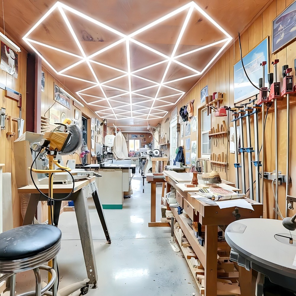 NEW DESIGN - LED Light System - Modular - Modern design LED - Triangle Grid
