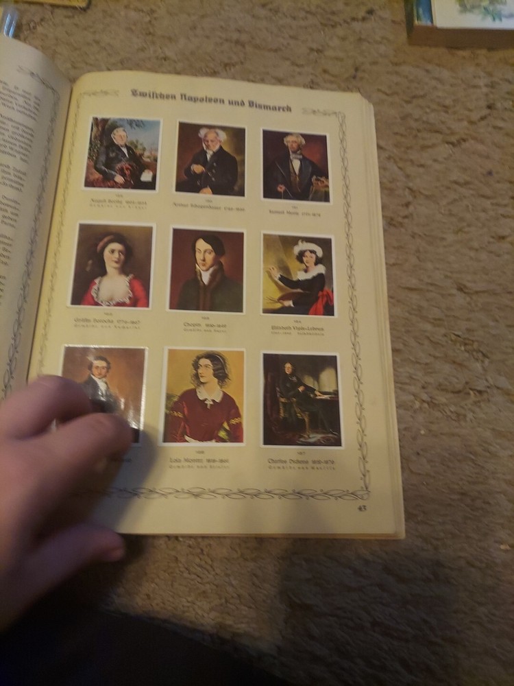 Ww1 German Card Book Completed