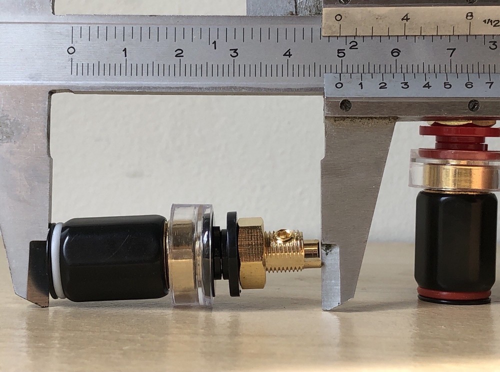 2pcs Speaker Binding Post Female Banana Plug Jack Connector