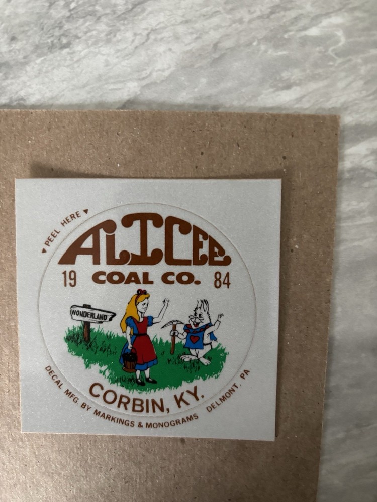 coal mining stickers nice older coal Company