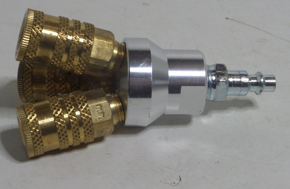 3 way air chuck splitter adapter 1/4"