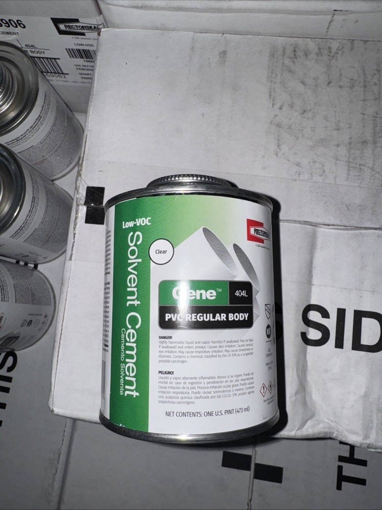 PVC Solvent Cement Pint Pack Of 12