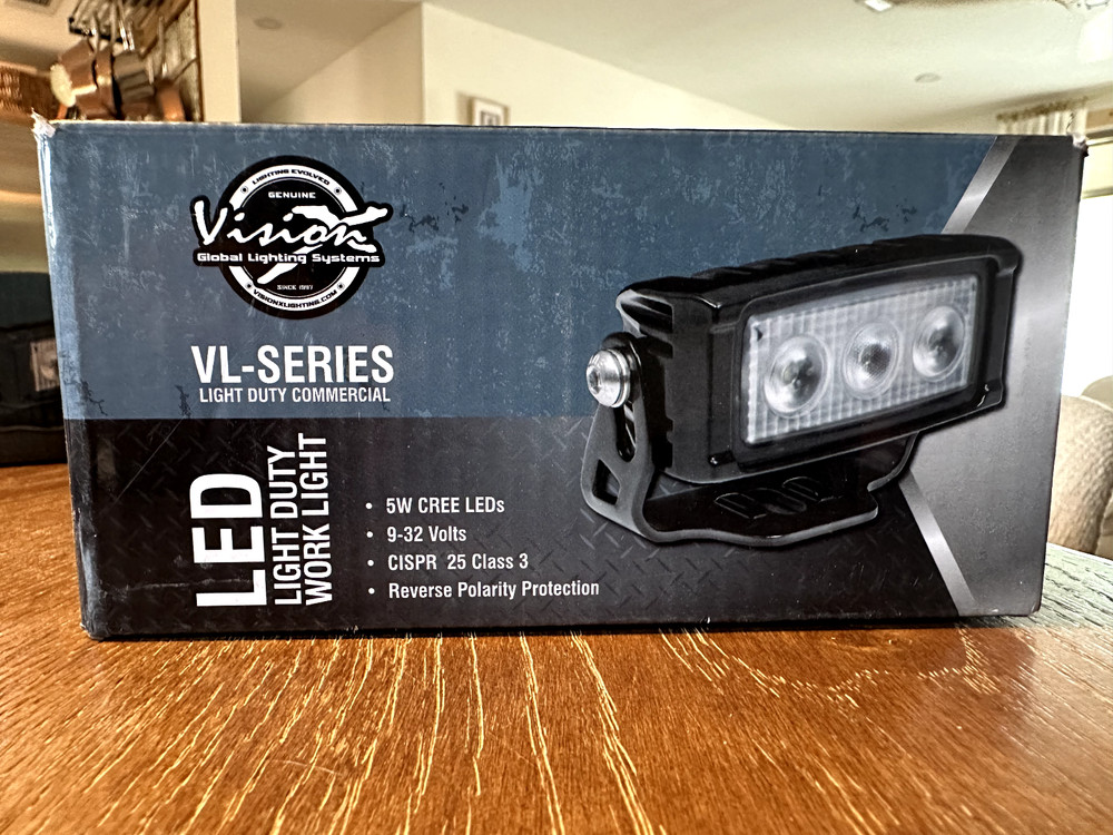 VISION X VL-series compact 3-LED work light part# 9933665 3 AVAILABLE!