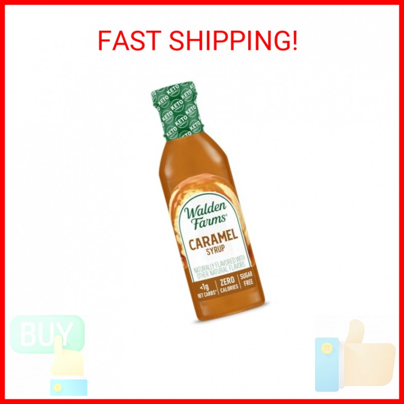 Walden Farms Caramel Syrup, 12 oz Bottle