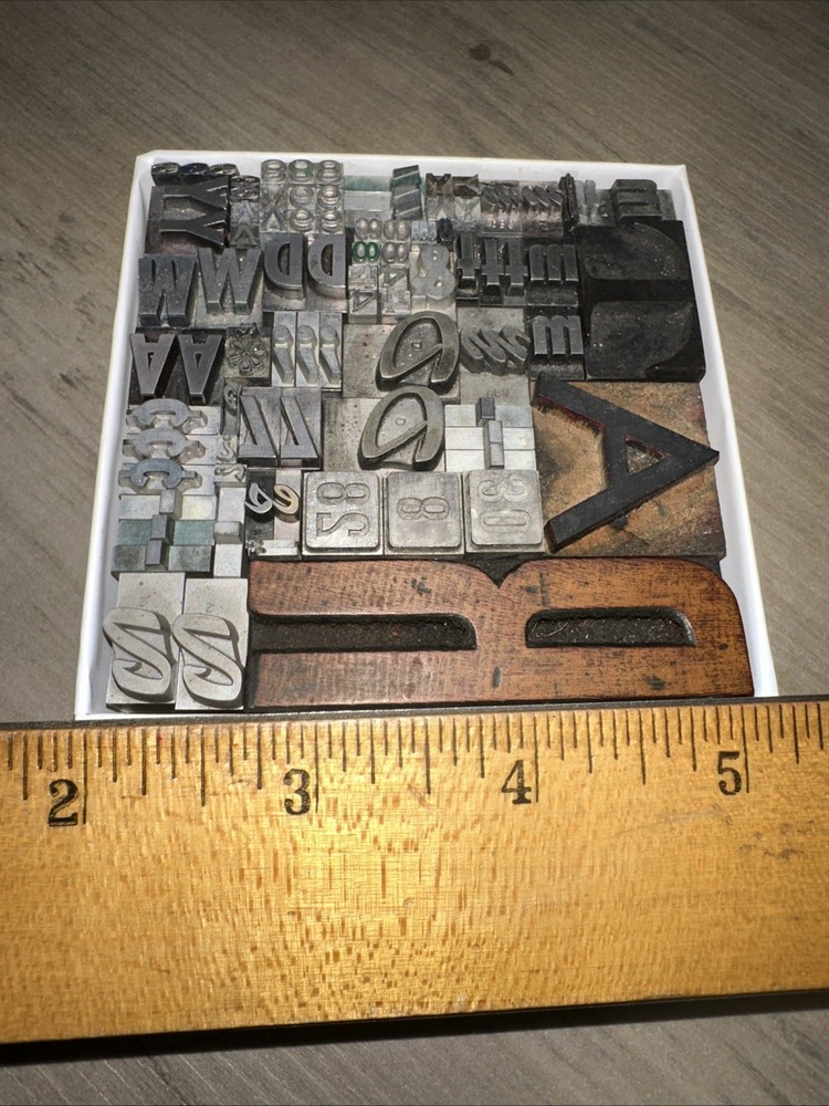 Printing Blocks “ Ornamental Borders Dingbats ” Nice Variety! XOB