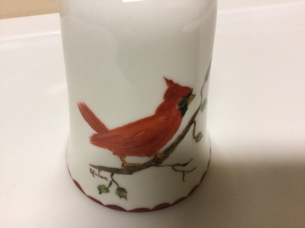 Cardinal Collectible Bell Signed