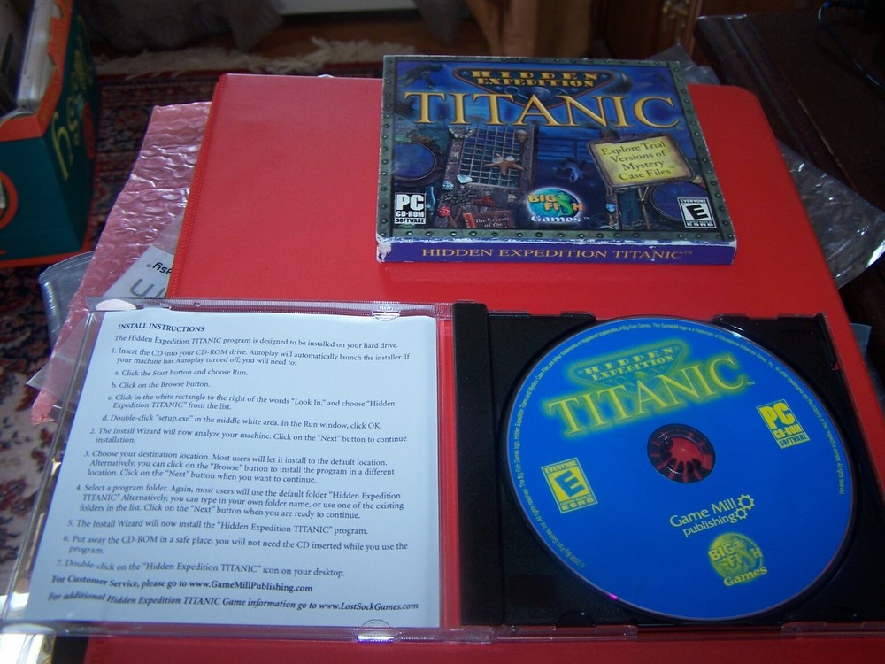 Hidden Expedition TITANIC PC CD ROM