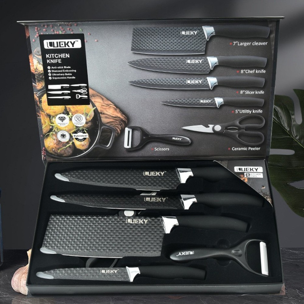 Professional 6pcs Kitchen Knives Set