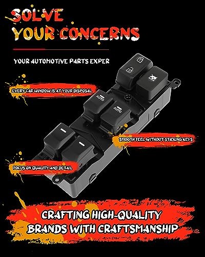 Front Left Driver Side Power Window Switch Compatible for Kia Forte5 2014