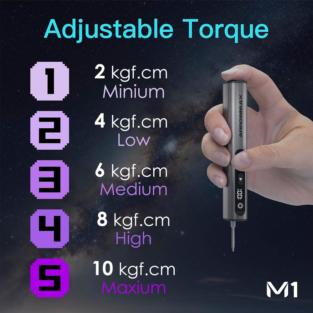 7.4V Mini Electric Screwdriver & Removable Angle Screw, Precision Electric Screw