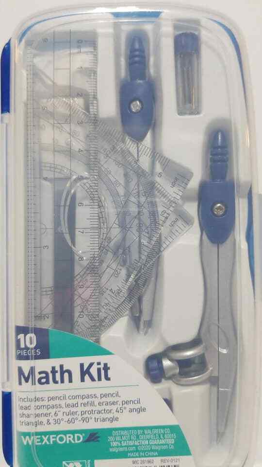 Wexford 10 Pieces Math Kit (LOC BK-12)