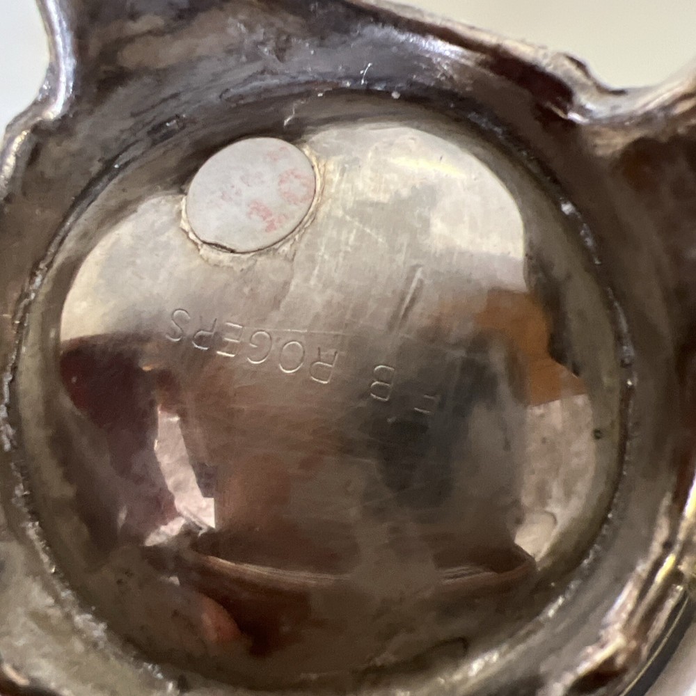 FB Rogers Silver Coffee Cream & Sugar Bowl