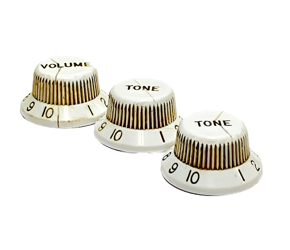 stratknobs Relic aging 50's Bakelite-style Inch for Fender® Stratocaster® Strat