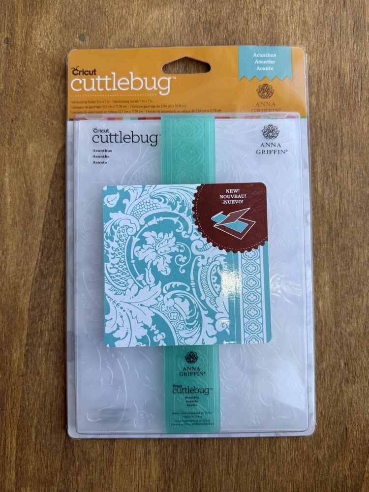 Cricut Cuttlebug Acanthus Anna Griffin