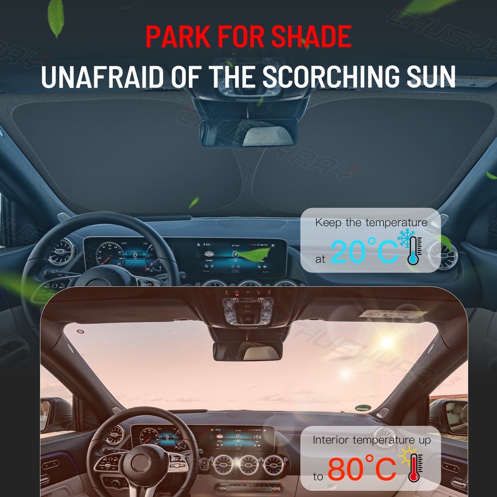 For Mazda CX-5 2017-2025 Windshield Sun Shade Window Foldable UV Block Cover