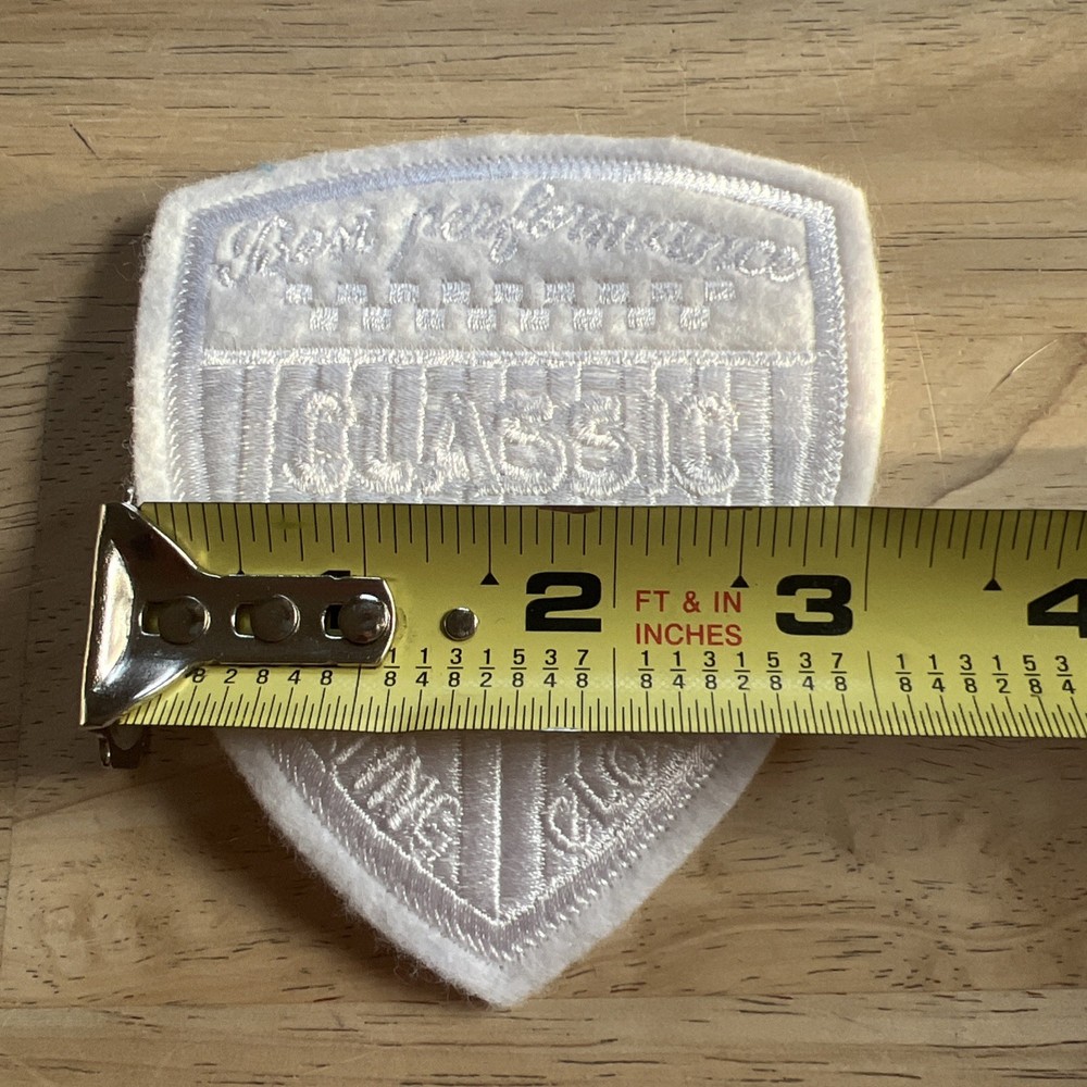 VTG BEST PERFORMANCE CLASSIC SPORTING CLOTHES WHITE PATCH NEW