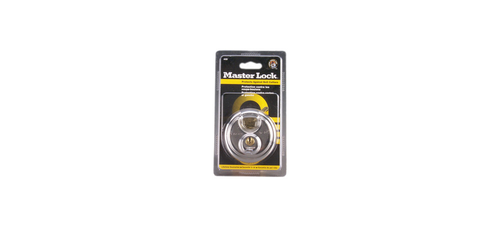 Master Lock 40KADPF0370 Carded Padlock Discus Shrouded 2-3/4"