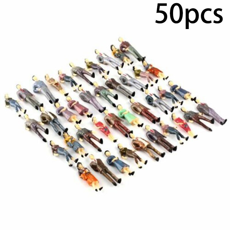 Model People Figures Mixed Color Pose Placement Decoration Accessories