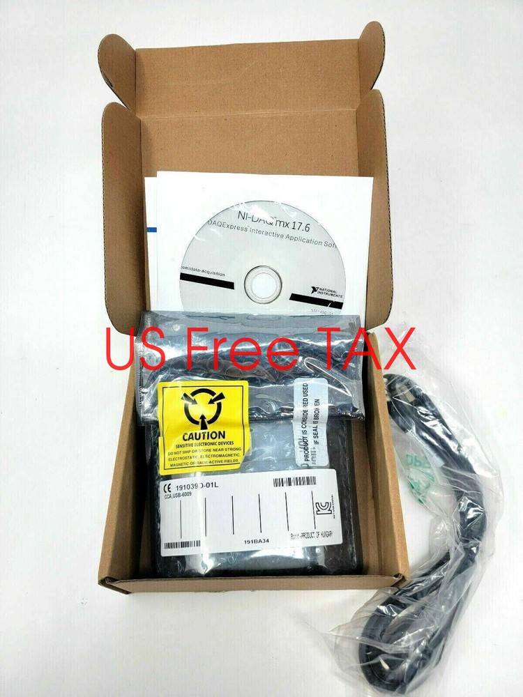 new National Instruments USB-6009 Data Acquisition Card, NI DAQ, Multifunction