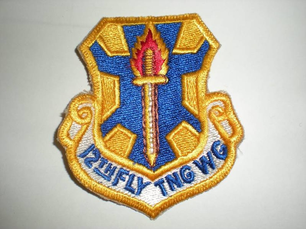 USAF 12TH FLYING TRAINING WING PATCH -COLOR
