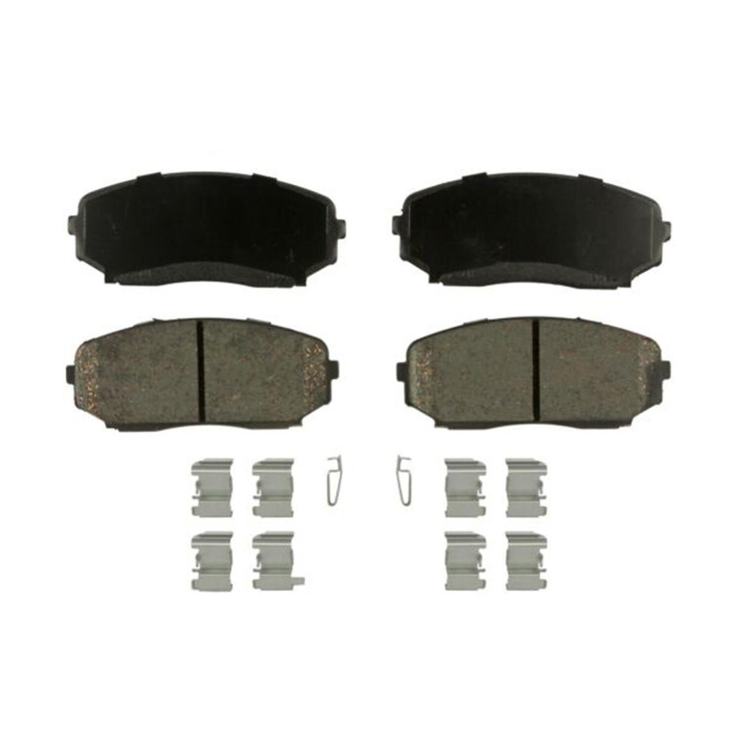 Front & Rear Ceramic Brake Pad & Hardware Ford Edge Lincoln MKX Mazda CX-7 CX-9