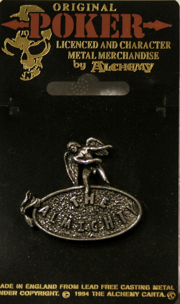 Poker Rox THE ALMIGHTY Pin Clasp PC298