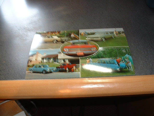 Studebaker 1966 6x9in. postcard--