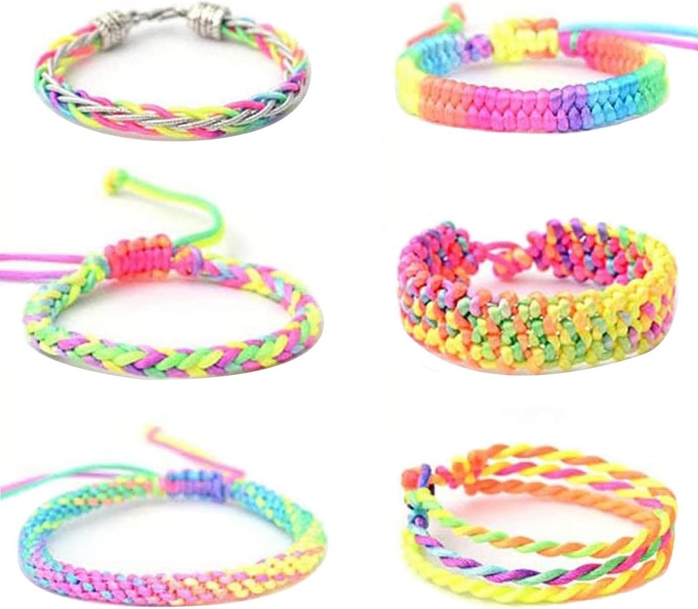 1Mm Stretchy Bracelet String, Sturdy Rainbow Elastic String Elastic Cord for Jew