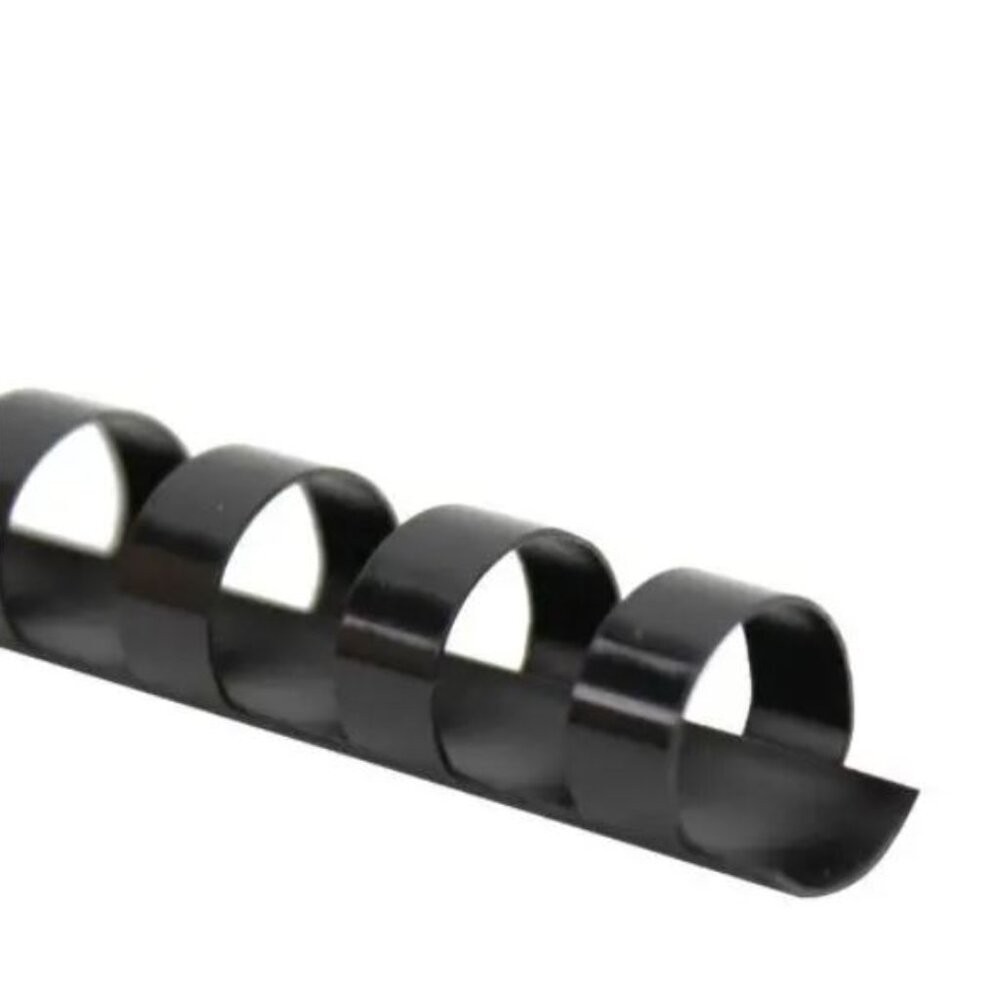 1/2" Black Plastic Binding Combs (100pk)