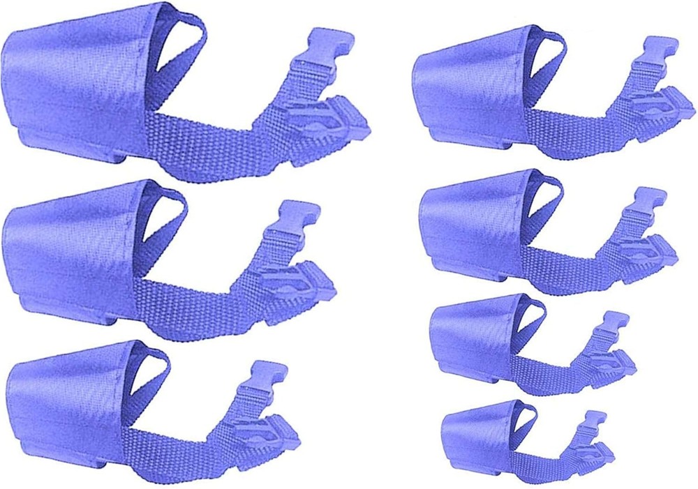 Dog Muzzles Suit 7PCS Dog Muzzles Adjustable Quick Fit pet Muzzle Prevent from